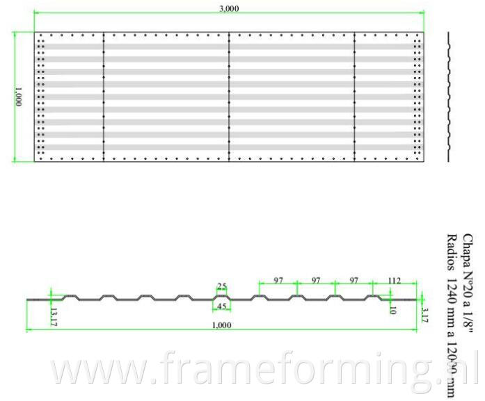 silo sheet roll forming machine 1